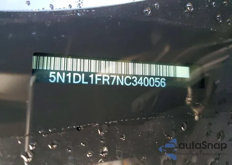 2022 Infiniti Qx60 Luxe z USA, uszkodzony, nr VIN 5N1DL1FR7NC340056